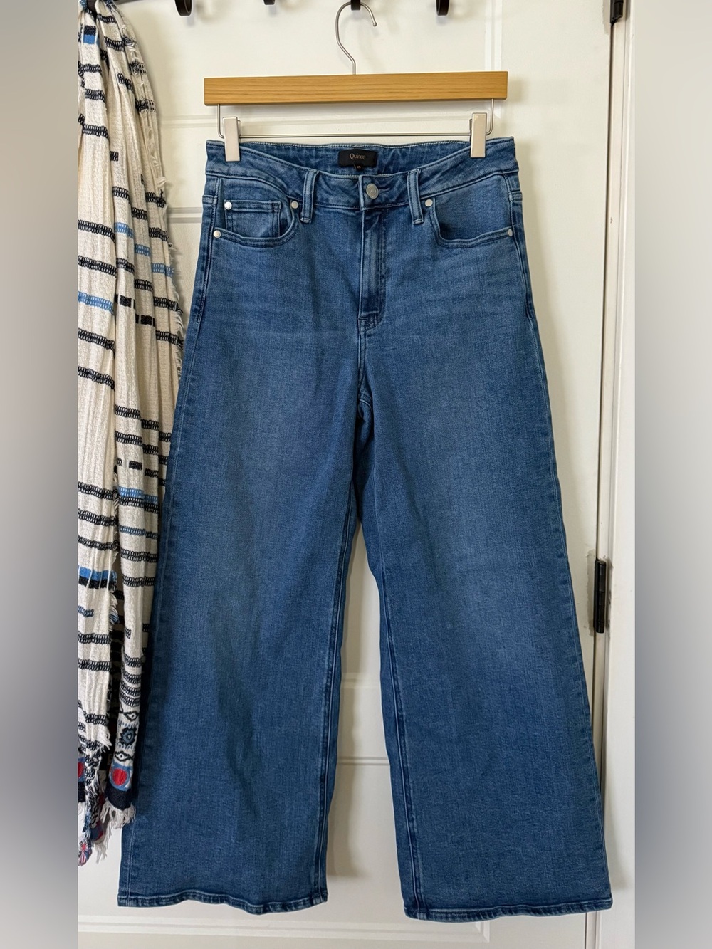 Quince - Wide Leg High-Rise Women’s Jeans - Blue - Size 29